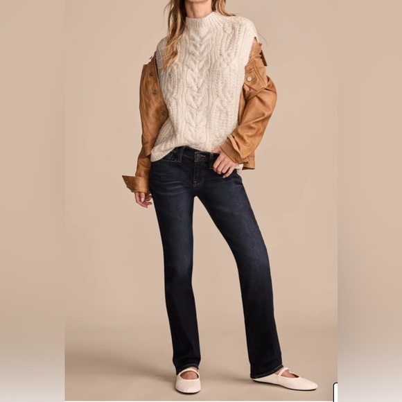 Lucky Brand Denim - Lucky Brand Mid Rise Sweet‎ Straight Ankle Dark Blue Jeans Women's 12/31 EUC